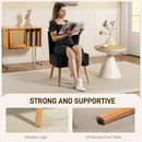 HOMCOM Velvet Accent Chair Occasional Tub Chair For Living Room, Black