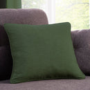 Fusion Sorbonne Filled Cushion in Bottle Green