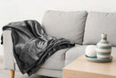 Snug Flannel Fleece Blanket Super Soft Throw in Charcoal