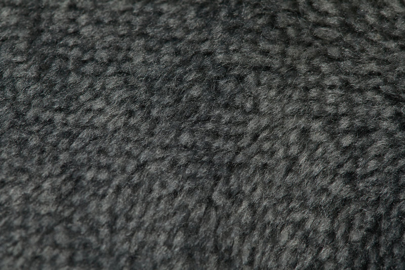 Snug Flannel Fleece Blanket Super Soft Throw in Charcoal