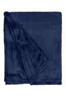 Snug Flannel Fleece Blanket Super Soft Throw in Navy
