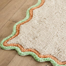 Fusion Scallop Bath Mat in Multi