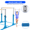 Kids Parallel Gymnastics Bar with Adjustable Width and 11-Level Heights