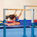 Kids Parallel Gymnastics Bar with Adjustable Width and 11-Level Heights