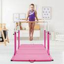 Kids Parallel Gymnastics Bar with Adjustable Width and 11-Level Heights