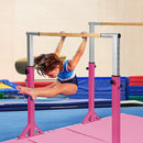 Kids Parallel Gymnastics Bar with Adjustable Width and 11-Level Heights