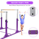 Kids Parallel Gymnastics Bar with Adjustable Width and 11-Level Heights