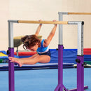 Kids Parallel Gymnastics Bar with Adjustable Width and 11-Level Heights