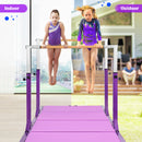 Kids Parallel Gymnastics Bar with Adjustable Width and 11-Level Heights