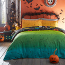 Bedlam Scary Pumpkins Duvet Cover Set in Black