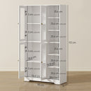 HOMCOM 172 cm Tall Kitchen Cupboard, Pantry Storage Cabinet, White