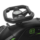 HOMCOM 12V Electric Go Kart for Kids with Music, LED Lights