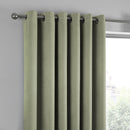 Fusion Strata Eyelet Curtains in Green