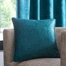 Fusion Strata Filled Cushion in Forest Green