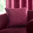 Fusion Strata Filled Cushion in Wine