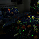 Bedlam Supersonic Duvet Cover Set in Blue