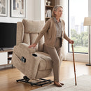 HOMCOM Power Recliner Chair W/ Massage And Heat, Electric Lift Chair, Brown