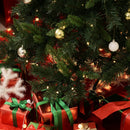 HOMCOM 6FT Pre-Lit Artificial Christmas Tree 200 LED Xmas Tree