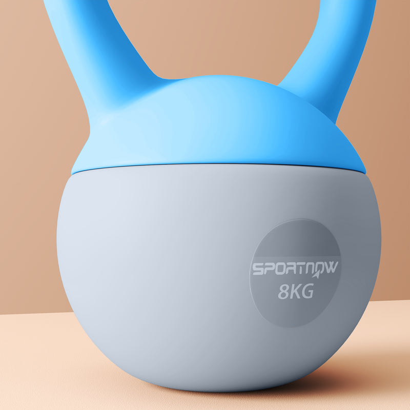 SPORTNOW 8KG Kettlebell w/ Soft Body, Non-Slip Handle