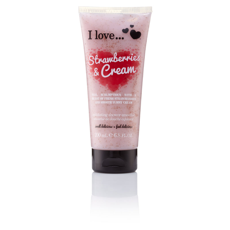 I Love Exfoliating Shower Smoothie Strawberries & Cream 200ml