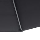 Outsunny Cantilever Banana Parasol 3m -  Black
