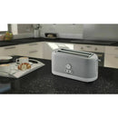 Swan Long Slot 4 Slice Toaster  - Grey