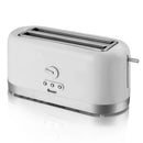 Swan Long Slot 4 Slice Toaster  - White