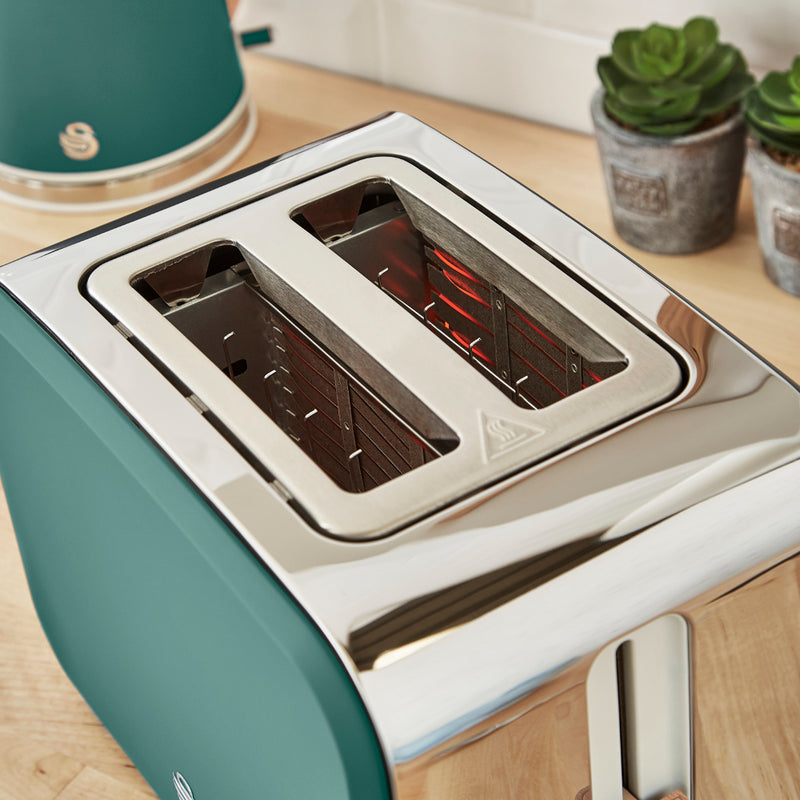 Swan Nordic 2 Slice Toaster  - Green
