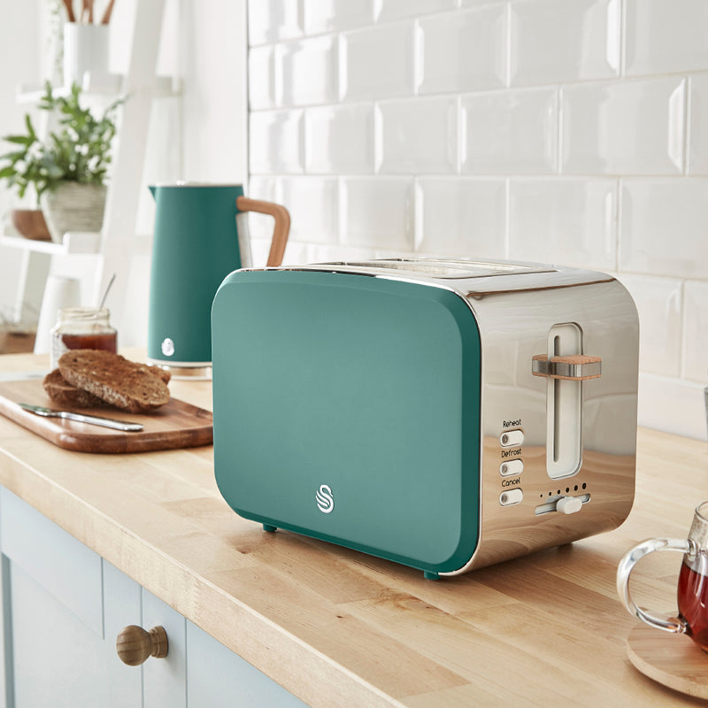 Swan Nordic 2 Slice Toaster  - Green