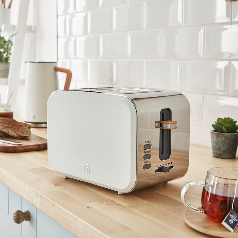 Swan Nordic 2 Slice Toaster  - White