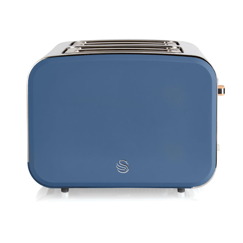 Swan Nordic 4 Slice Toaster  - Blue