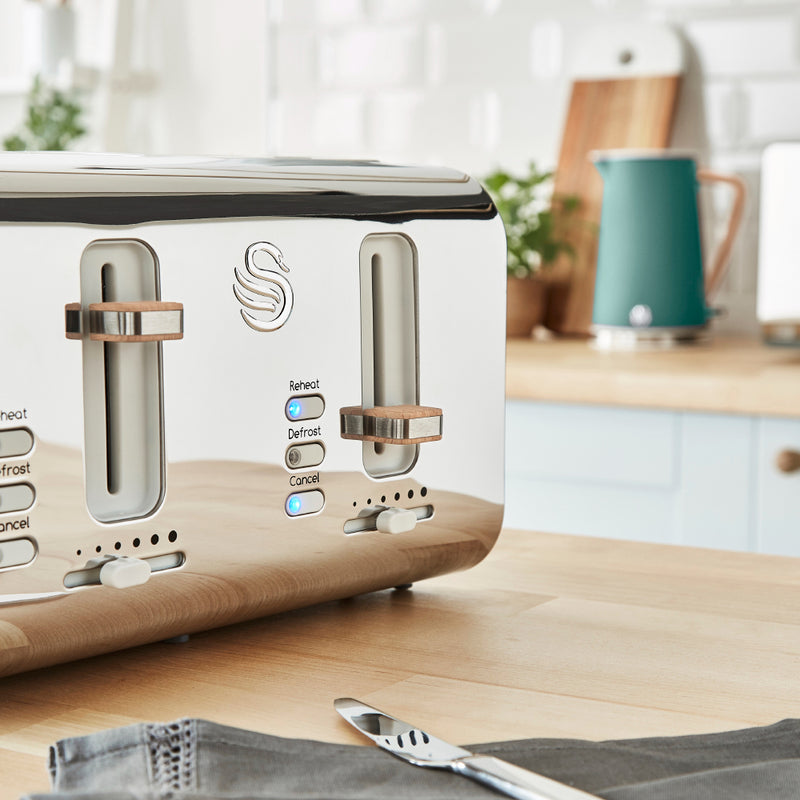 Swan Nordic 4 Slice Toaster  - Green