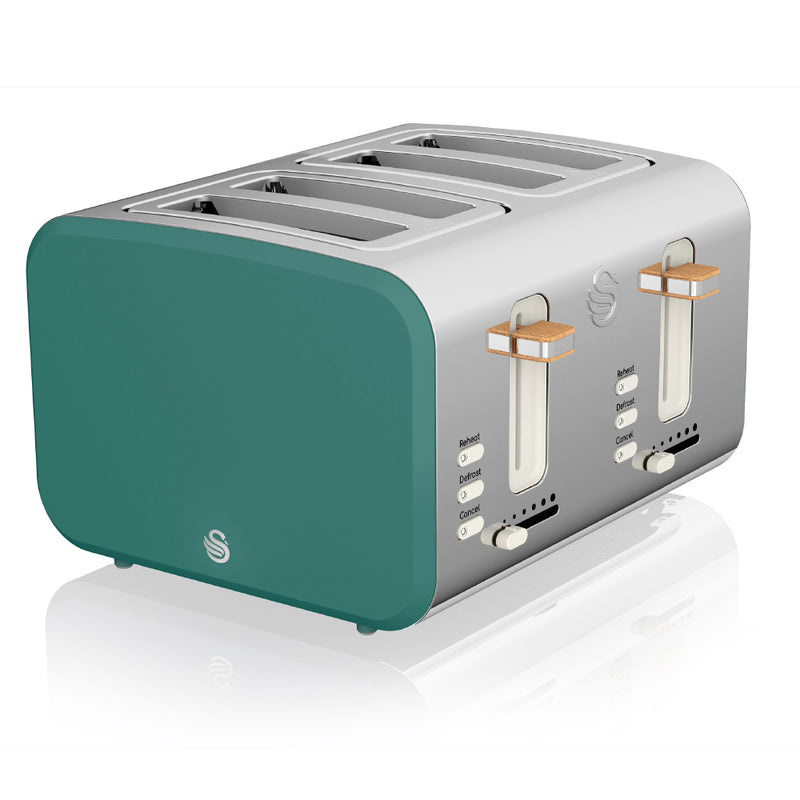 Swan Nordic 4 Slice Toaster  - Green