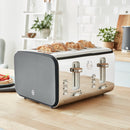 Swan Nordic 4 Slice Toaster  - Grey