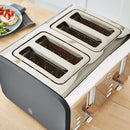 Swan Nordic 4 Slice Toaster  - Grey