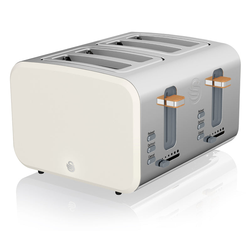 Swan Nordic 4 Slice Toaster  - White