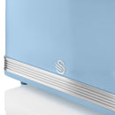 Swan Retro 4 Slice Toaster  - Blue
