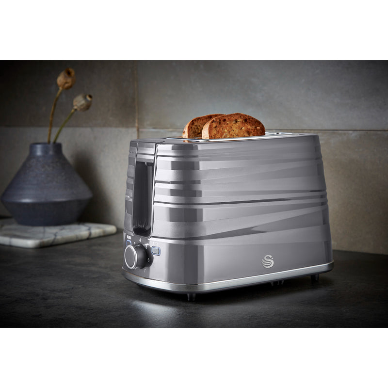 Swan Symphony 2 Slice Toaster  - Grey