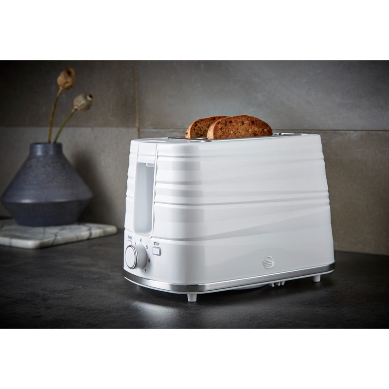 Swan Symphone 2 Slice Toaster  - White