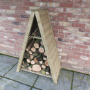 Triangular Pressure Treated Log Store