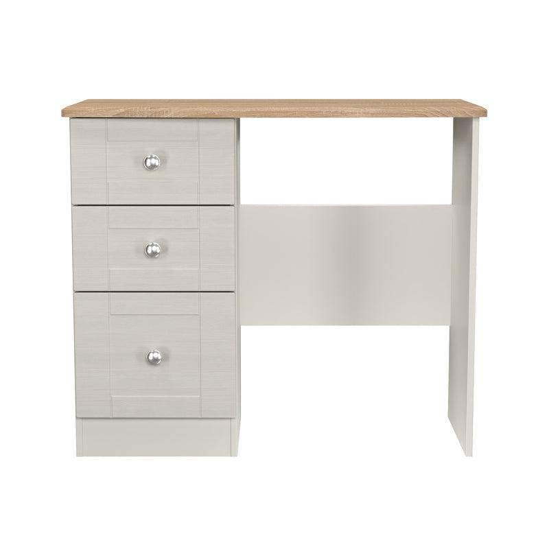 Tutbury Ready Assembled Vanity in Grey Ash & Bardolino Oak