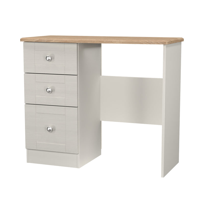 Tutbury Ready Assembled Vanity in Grey Ash & Bardolino Oak