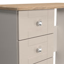 Tutbury Ready Assembled Vanity in Kashmir Ash & Bardolino Oak