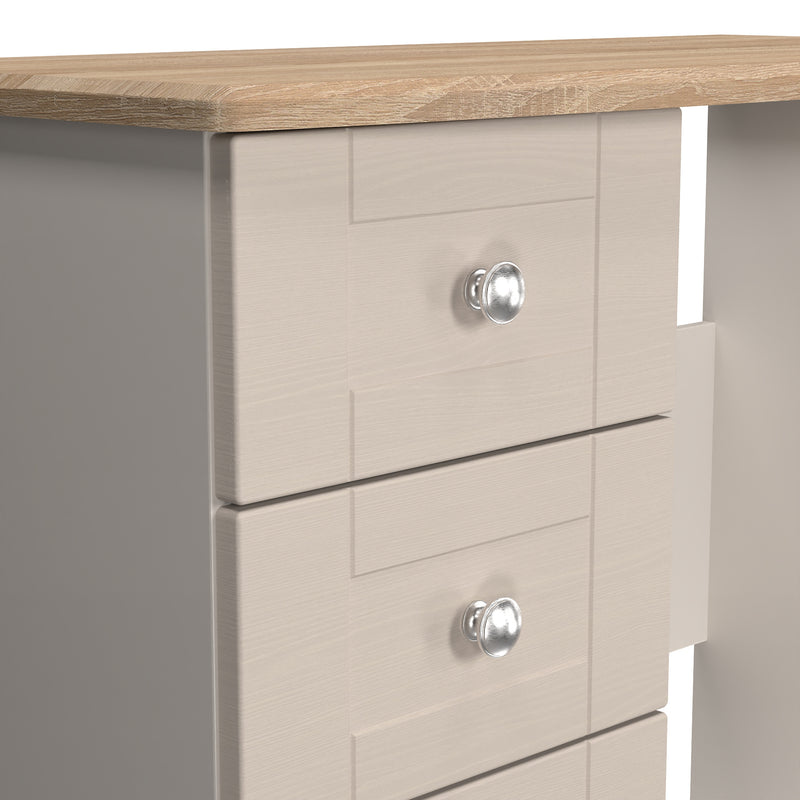 Tutbury Ready Assembled Vanity in Kashmir Ash & Bardolino Oak