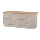 Tutbury Ready Assembled 4 Drawer Bed Box in Kashmir Ash & Bardolino Oak