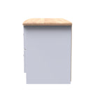 Tutbury Ready Assembled 4 Drawer Bed Box in White Ash & Bardolino Oak