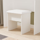 Tutbury Ready Assembled Stool in Grey Ash & Bardolino Oak