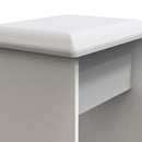 Tutbury Ready Assembled Stool in White Ash & Bardolino Oak