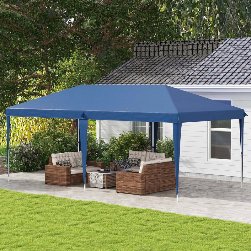 Outsunny 6 X 3(m) Pop Up Gazebo Patio Party Event Heavy Duty Canopy
