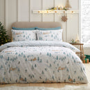 D & D Ski Village Duvet Cover Set in Natural
